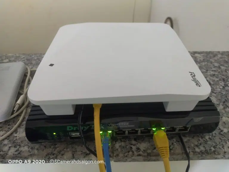 THI CÔNG MẠNG WIFI RUIJIE CHỊU TẢI 200 USER TẠI QUẬN 10