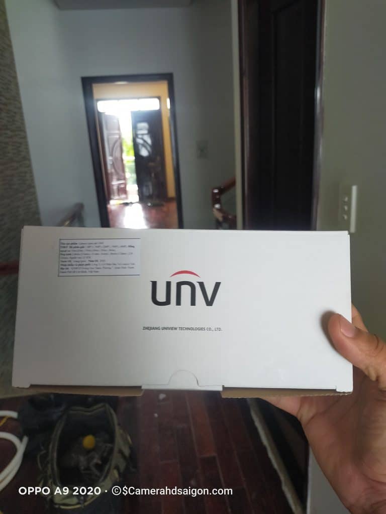 Bàn giao hệ thống camera IP UNV khách vip quận 2