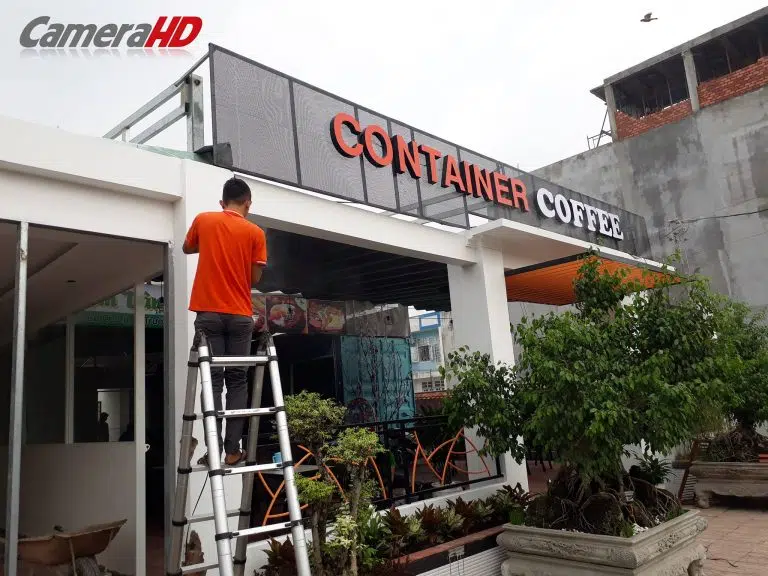 HOÀN THÀNH LẮP CAMERA GIÁM SÁT CHO QUÁN COFFEE